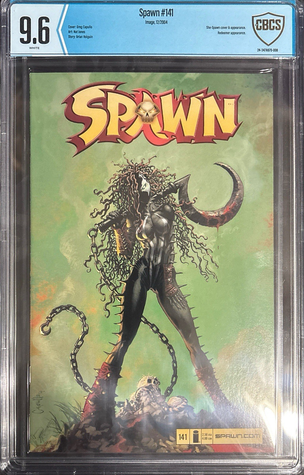 Spawn #141 CBCS 9.6 Image Comics 2004 1st She-Spawn Cover App