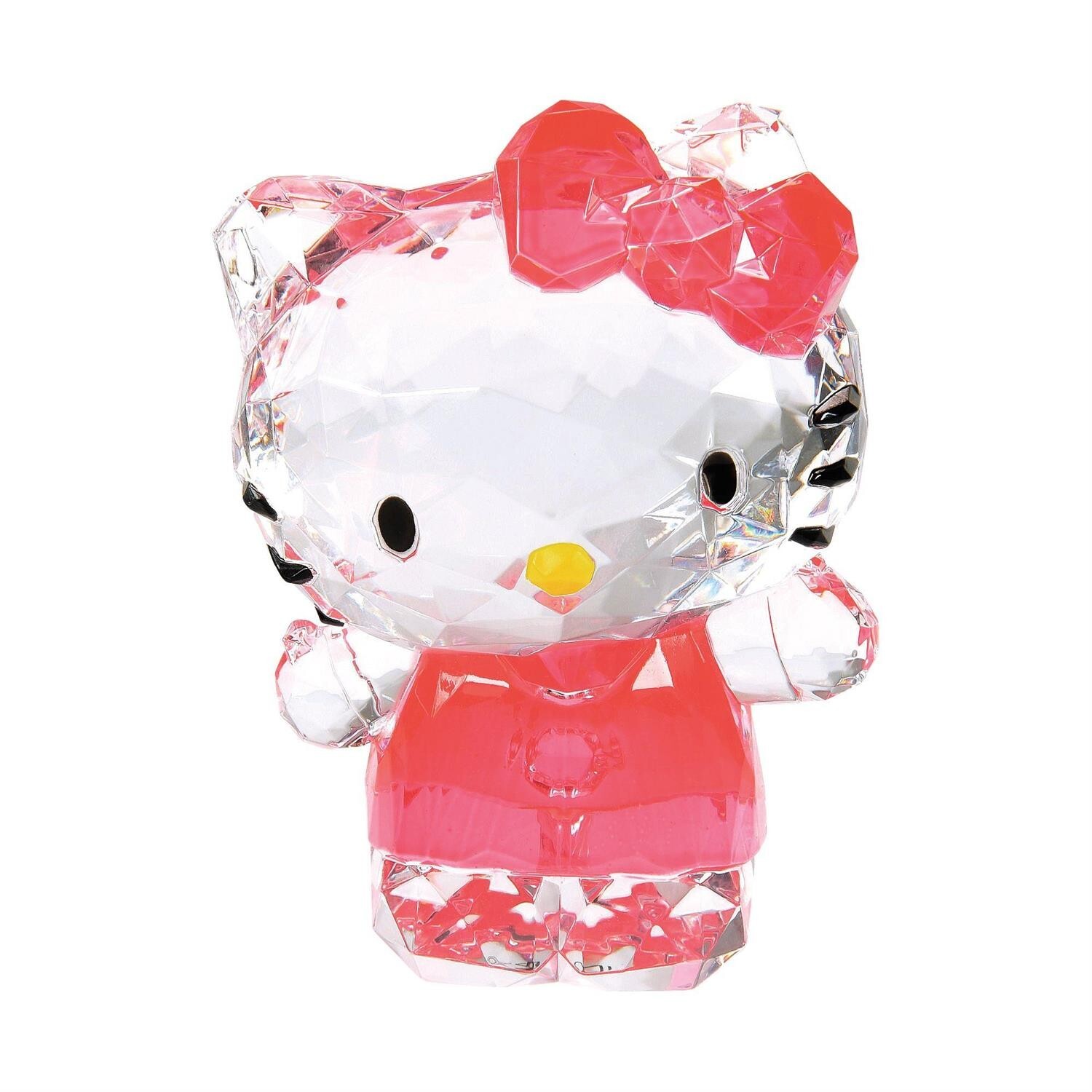 Enesco Facets Hello Kitty Waving Figurine 3.2 Inch Tall Multicolor NEW