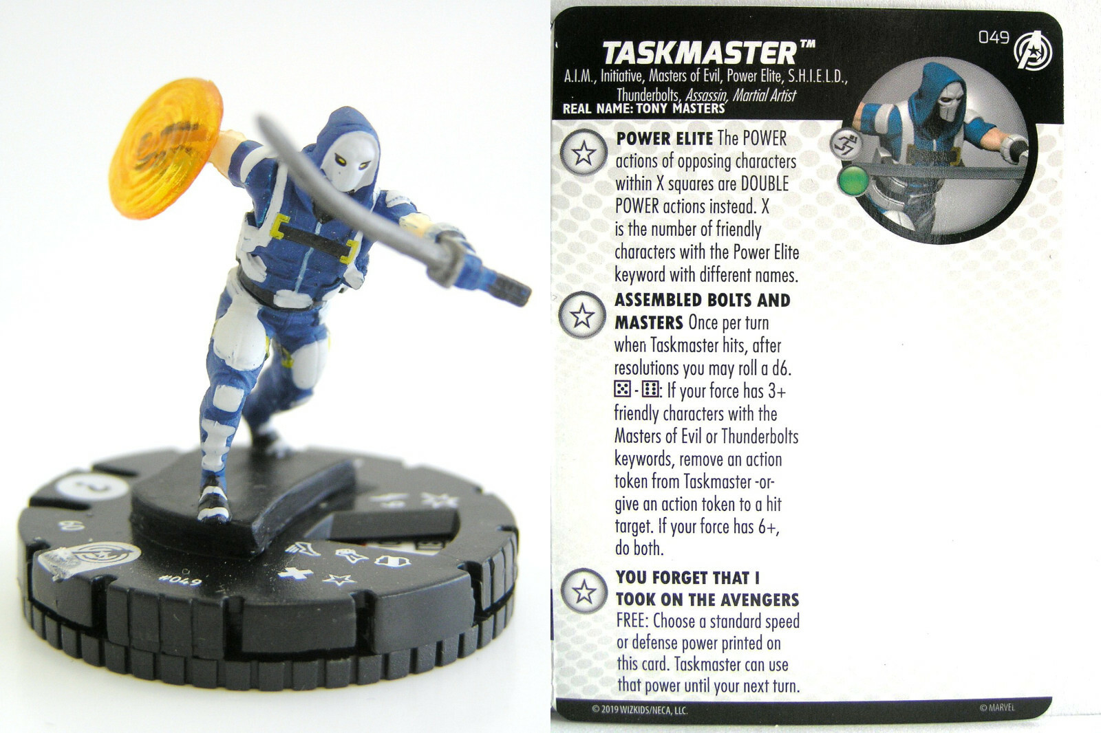 HeroClix - #049 Taskmaster - Captain America and the Avengers HeroClix - #049 Taskmaster - Captain America and the Avengers