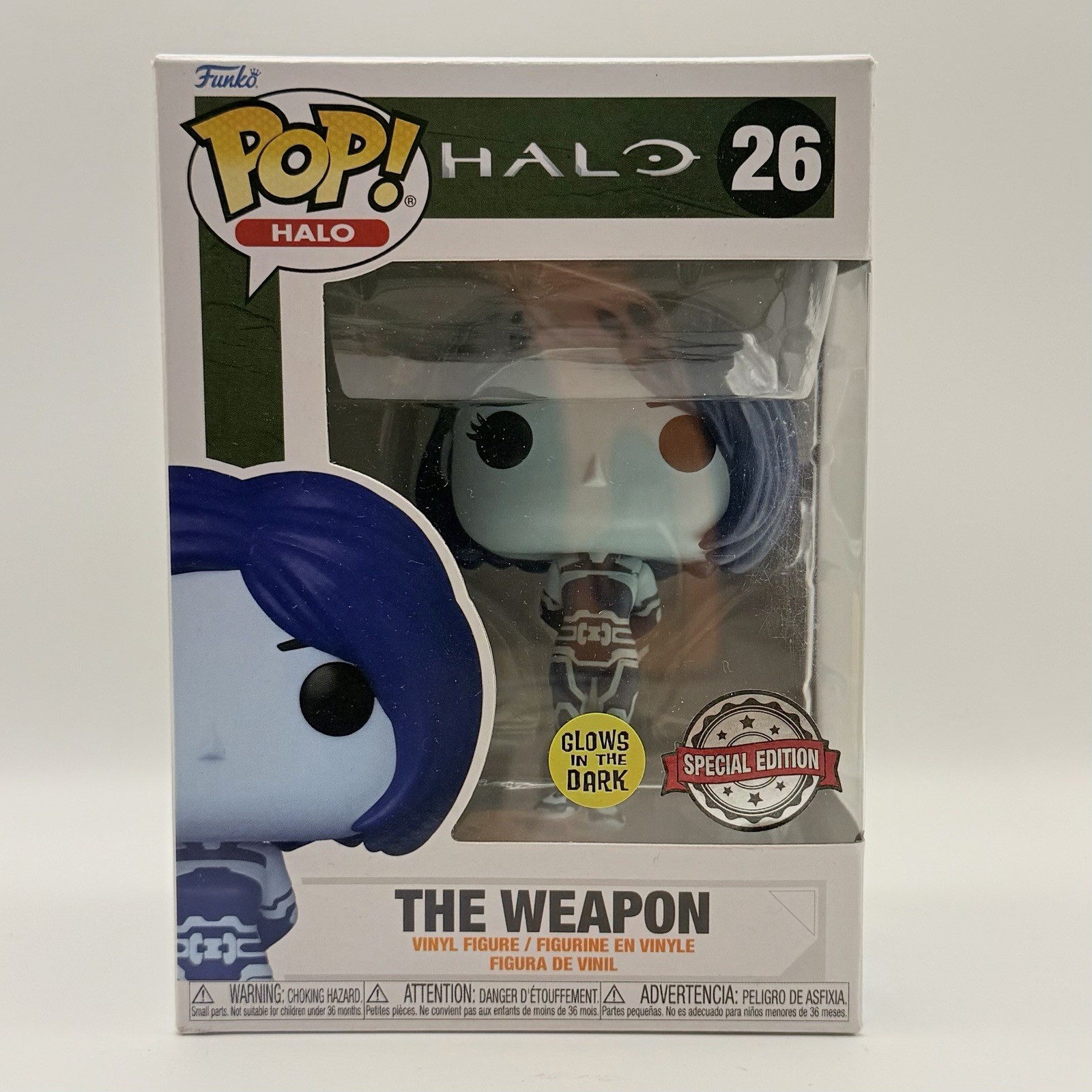 Funko Pop Vinyl: Halo - The Weapon (Glows in the Dark) #26 Special Edition Funko Pop Vinyl: Halo - The Weapon (Glows in the Dark) #26 Special Edition