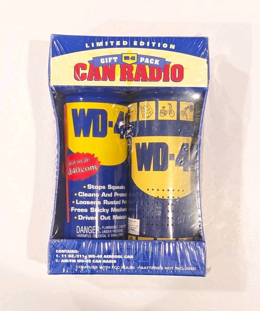 VINTAGE WD-40 CAN RADIO NAPA PROMOTION Gift Pack Limited Edition Boxed Set