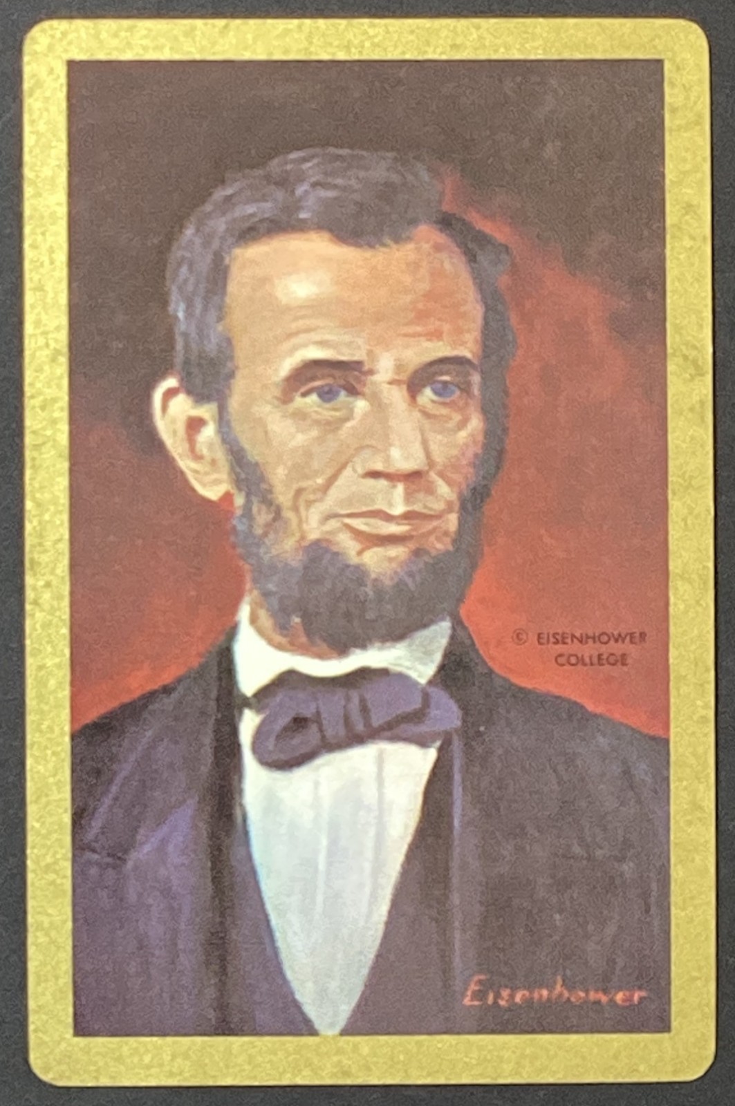 Abraham Lincoln Vintage Single Swap Playing Card