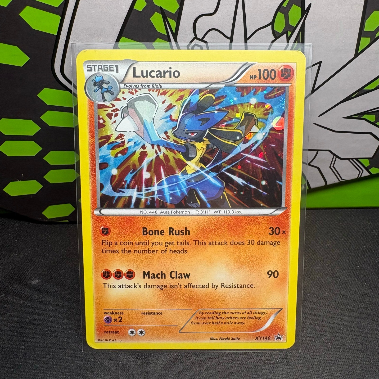 Lucario Holo Promo XY Promos XY140 NM Lucario Holo Promo XY Promos XY140 NM