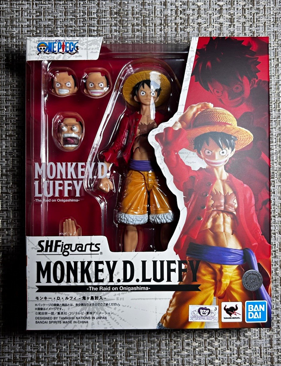 S.H.Figuarts Monkey D. Luffy The Raid on Onigashima One Piece NEW SEALED