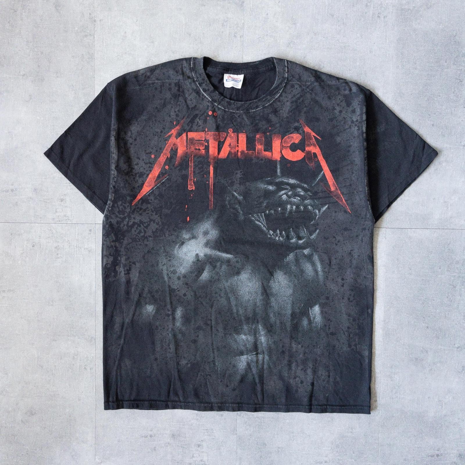 Vintage Y2K Metallica Jump in the Fire All Over Print Tee - XL