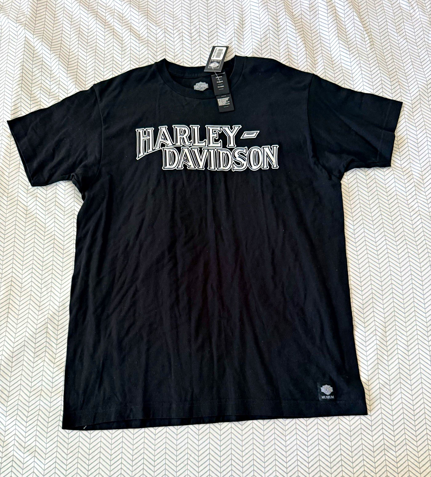 Harley-Davidson Museum Black T-Shirt Size L Made in Mexico