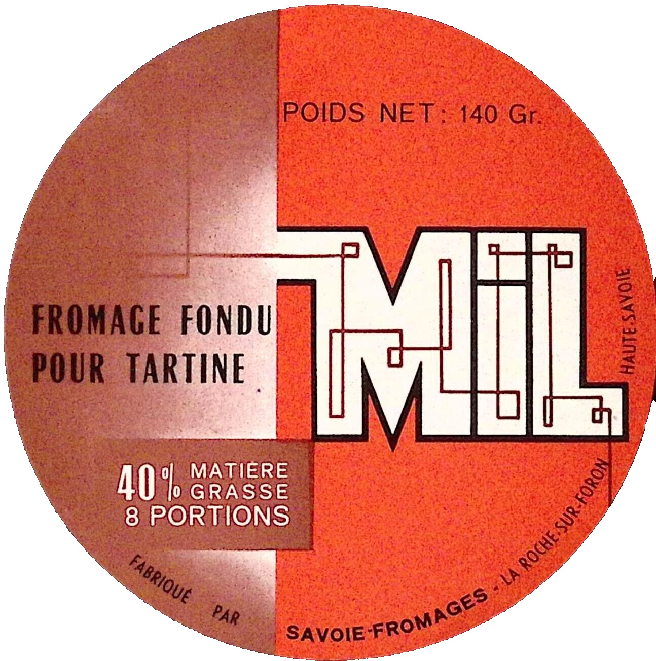 MIL Fromage Fondu Pour Tartine Vintage FRENCH Cheese Label 4\ MIL Fromage Fondu Pour Tartine Vintage FRENCH Cheese Label 4\