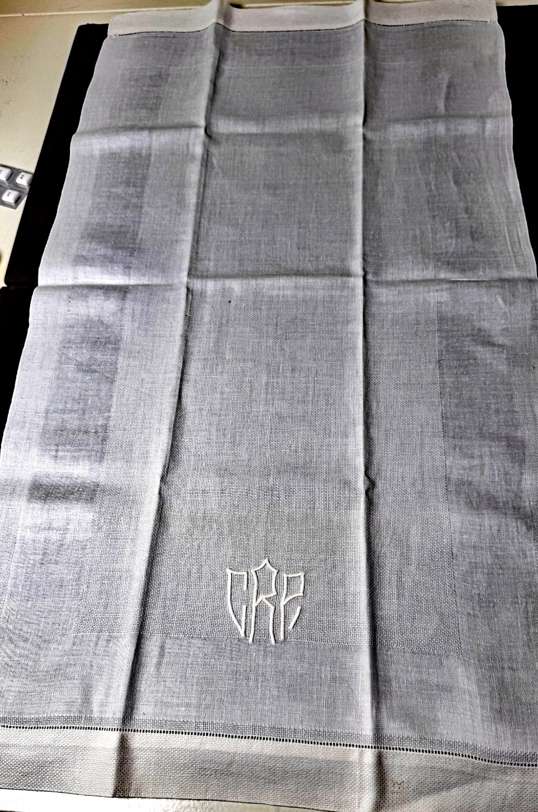 7 1920’s Vintage Antique Huck Damask Linen Hand Towels with Hemstitching B259 7 1920’s Vintage Antique Huck Damask Linen Hand Towels with Hemstitching B259