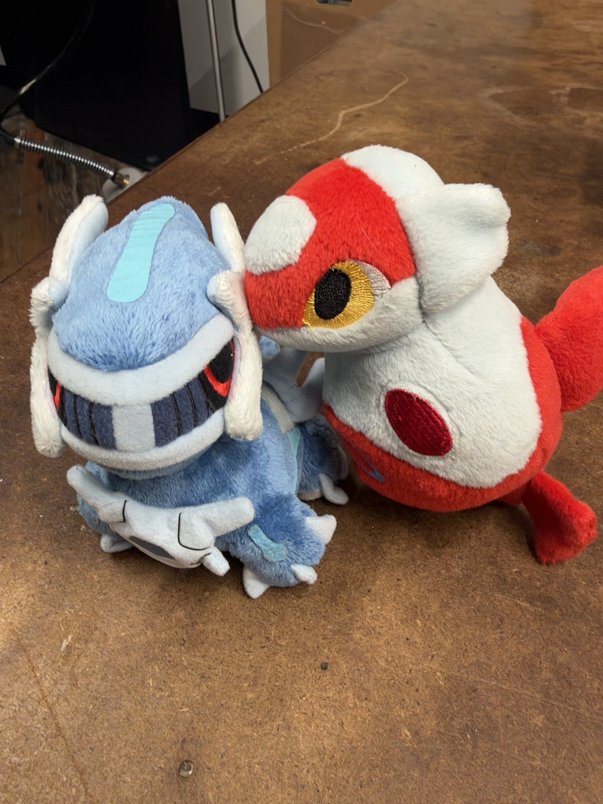 Lot Of 2 Pokemon Center Dolls - Dialga And Latias Lot Of 2 Pokemon Center Dolls - Dialga And Latias
