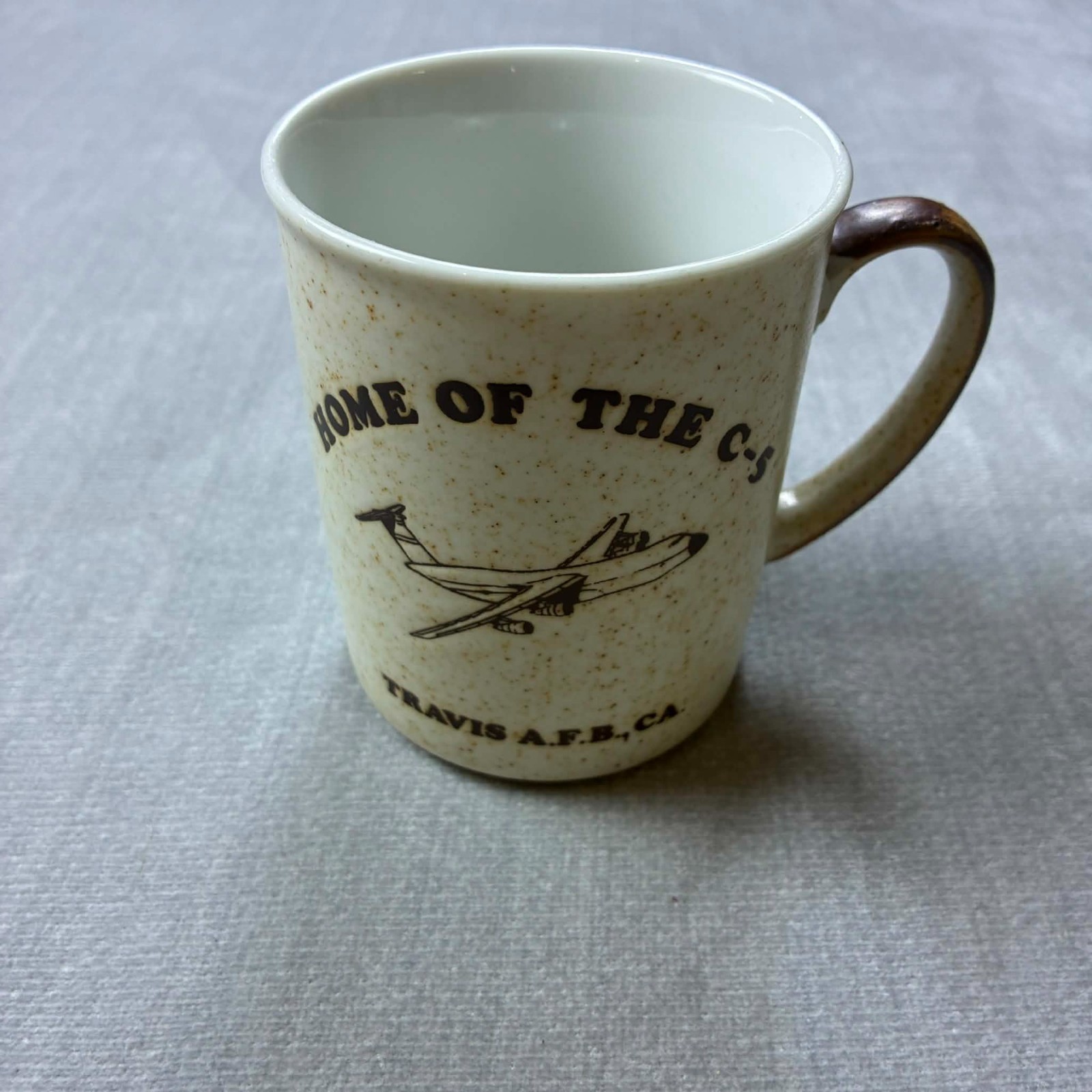Vintage Travis AFB 60th Air Base Group USAF California Military Coffee Mug Vintage Travis AFB 60th Air Base Group USAF California Military Coffee Mug