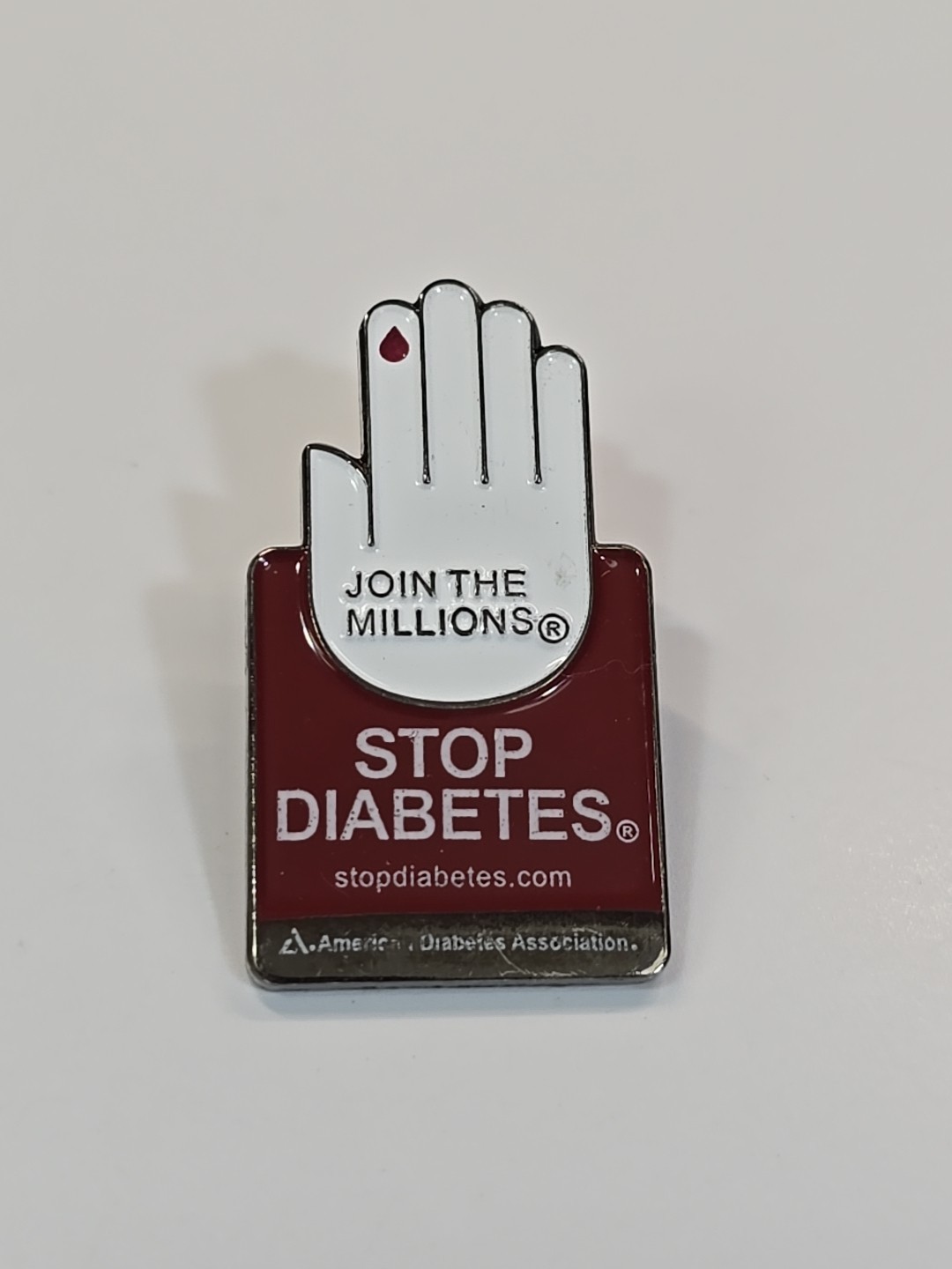 Stop Diabetes Join the Millions Lapel Pin American Diabetes Association