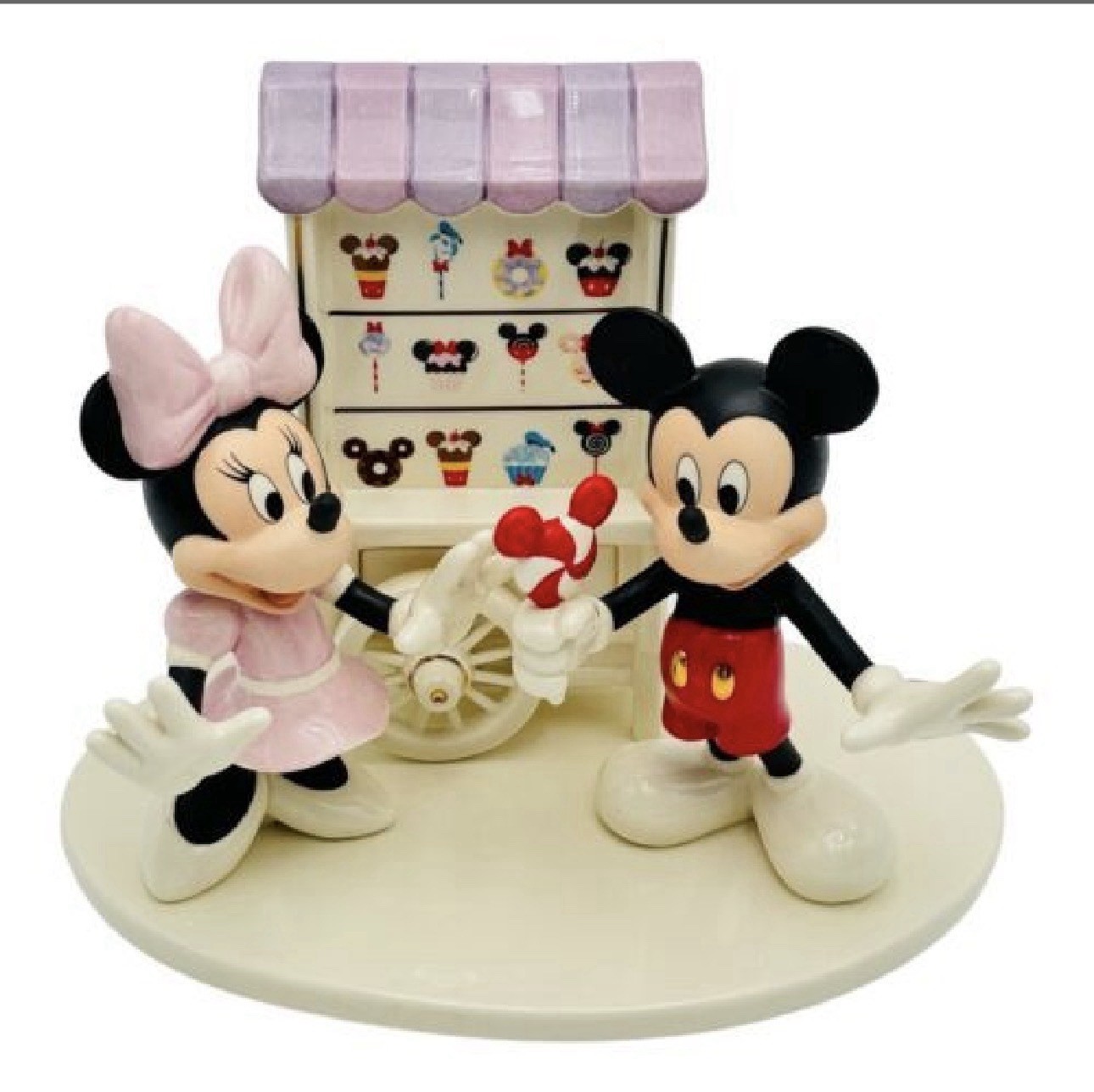 Lenox Sweet Treats with  Mickey and Minnie Figurine Set Of 2 NEW