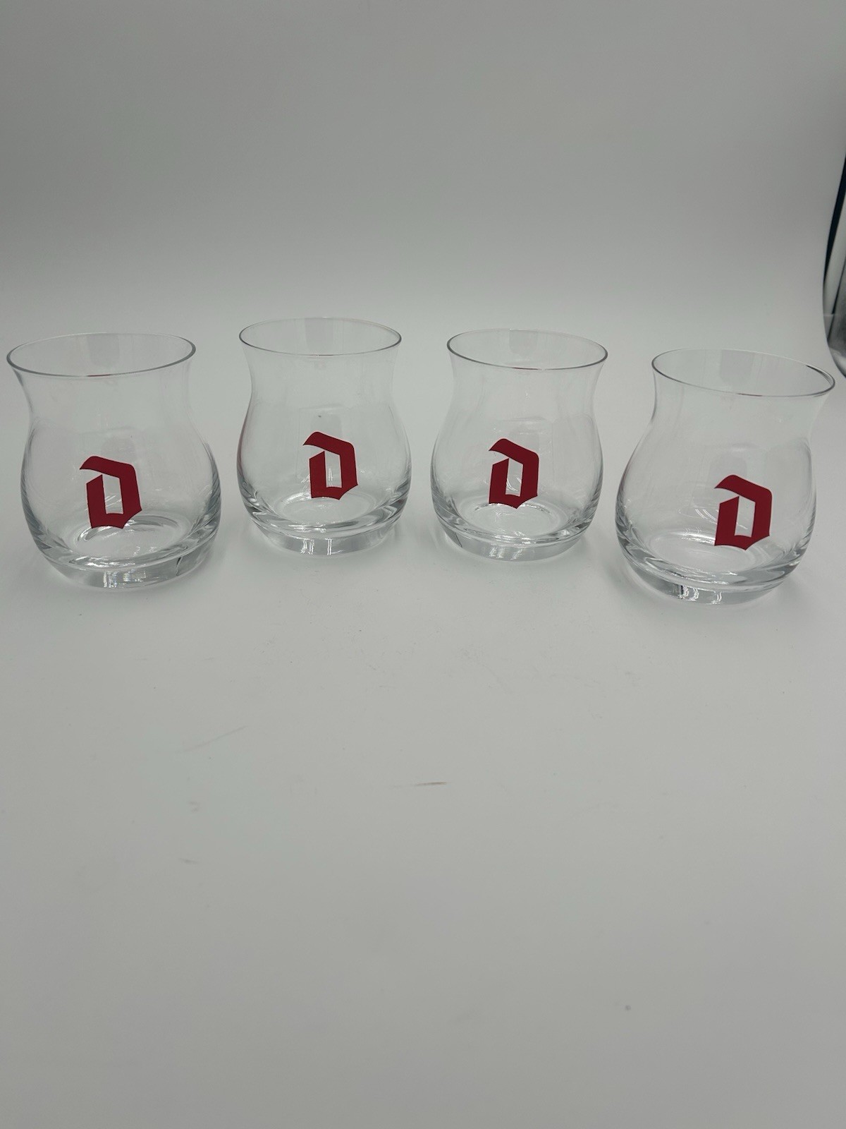Set Of 4 Duvel Glasses 4” \'Duvel Barrel Aged\' Beer Glasses CCC Set Of 4 Duvel Glasses 4” \'Duvel Barrel Aged\' Beer Glasses CCC