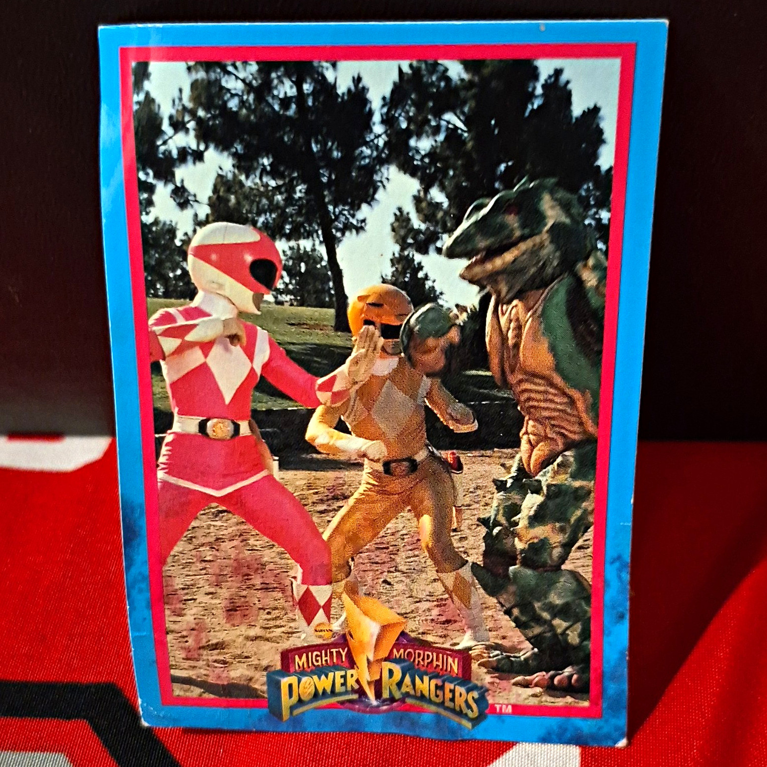 Mighty Morphin Power Rangers 1994 Vintage Non-Sport Trading Card Card Stock