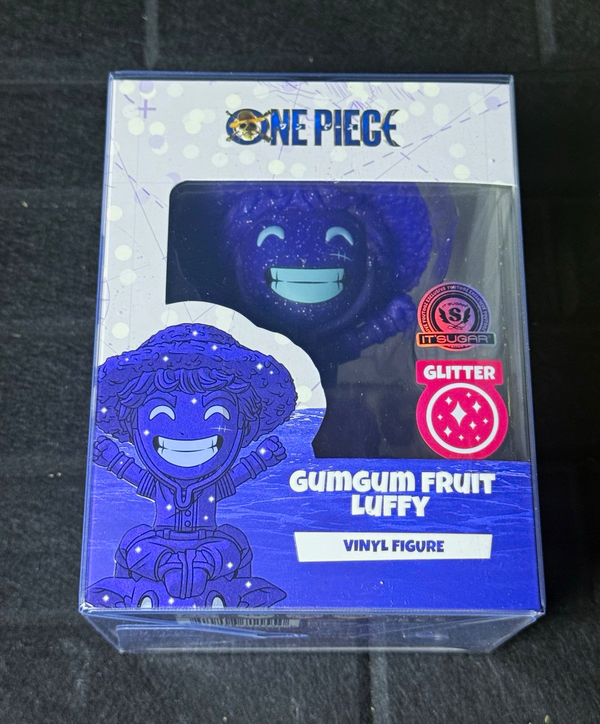 Youtooz One Piece GumGum Fruit Luffy Glitter IT’SUGAR Exclusive Vinyl Figure Youtooz One Piece GumGum Fruit Luffy Glitter IT’SUGAR Exclusive Vinyl Figure