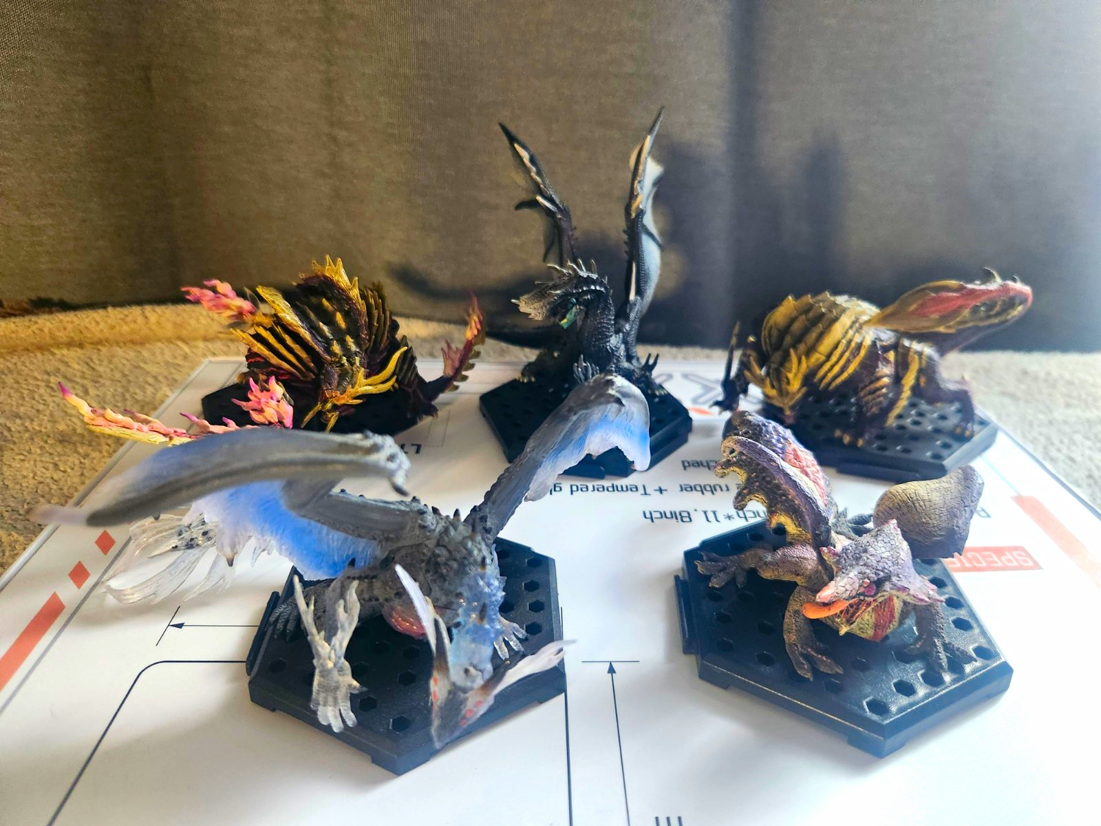 Monster Hunter MINIATURE Blind Box 5 Set NO BOX