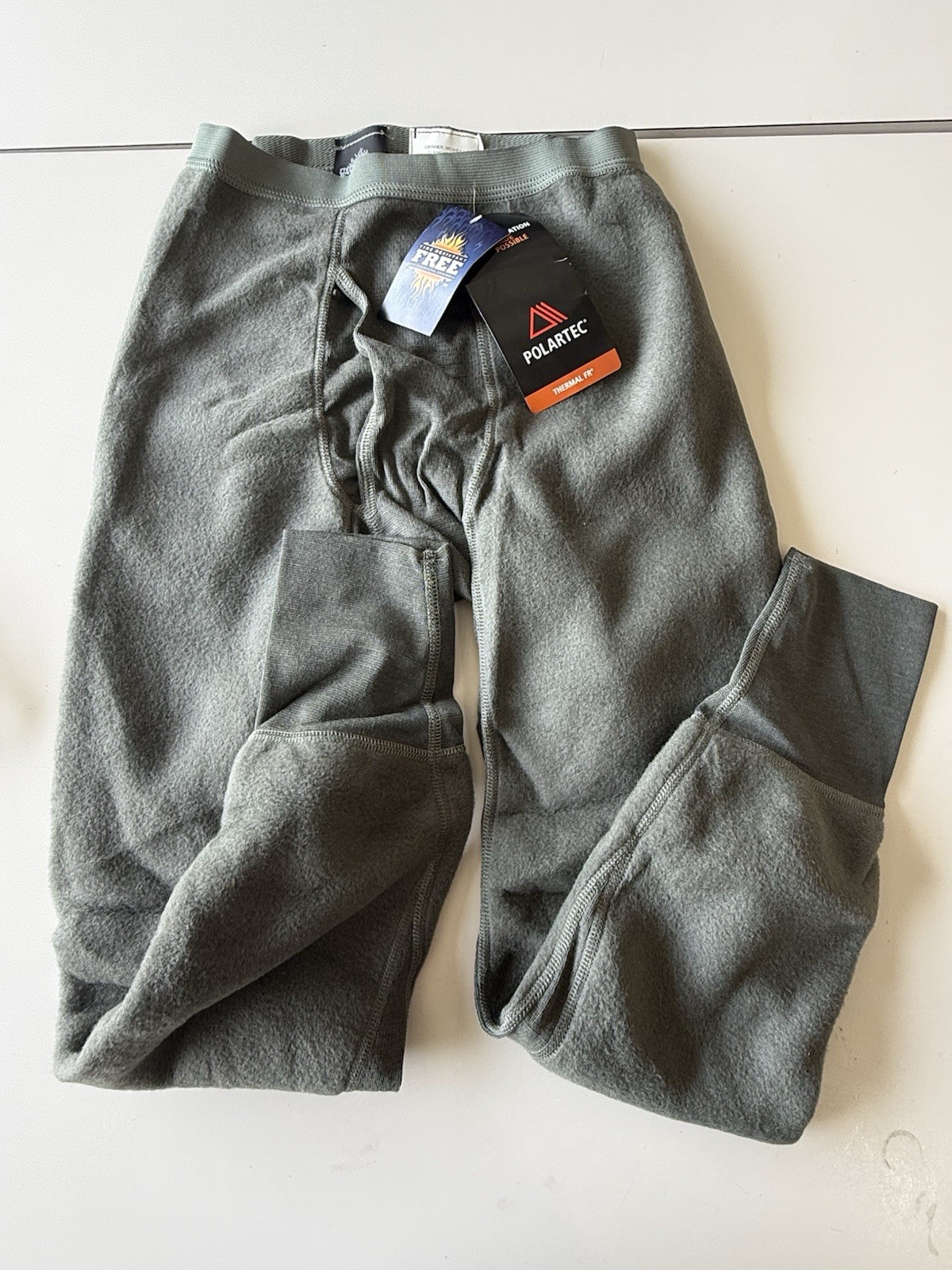 Polartec Peckham Army Mid-Weight Drawers Pants Men’s XS Reg Thermal-FR Fleece Polartec Peckham Army Mid-Weight Drawers Pants Men’s XS Reg Thermal-FR Fleece