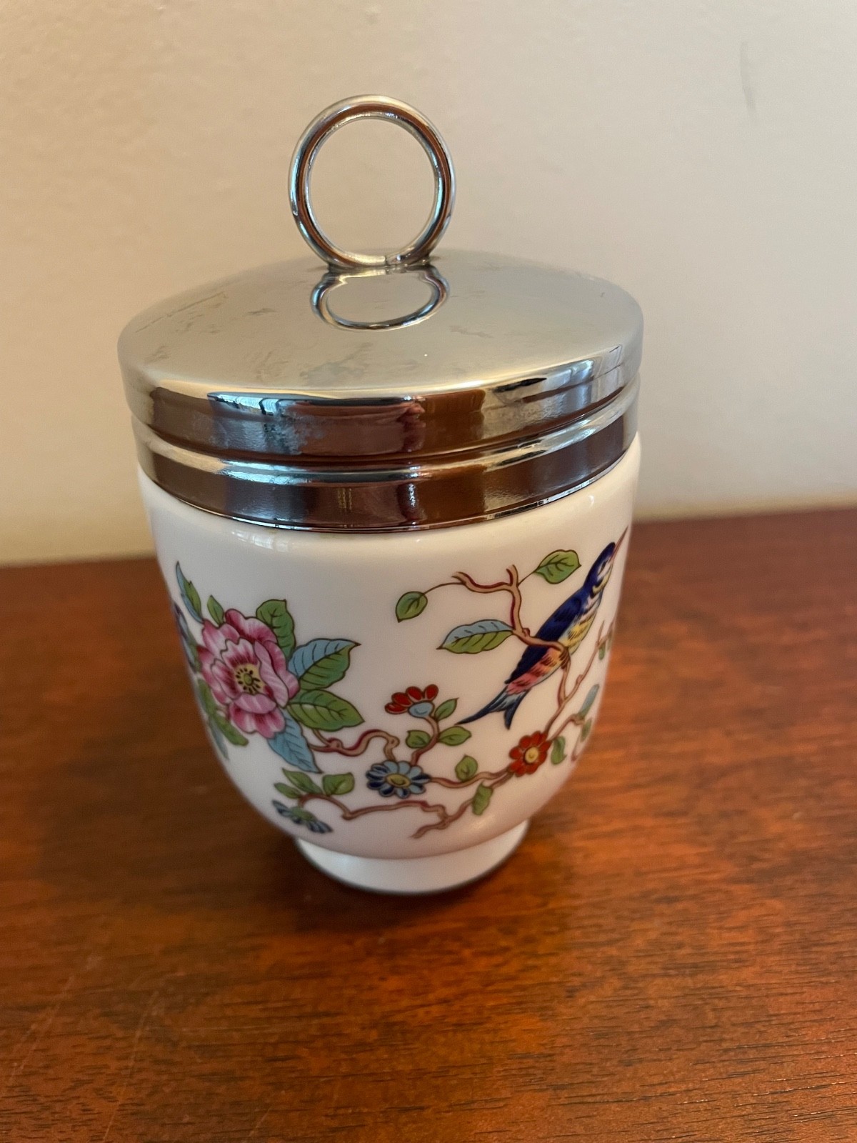 Aynsley Pembroke Pattern Egg Coddler Fine Bone China England large 4.5 in Aynsley Pembroke Pattern Egg Coddler Fine Bone China England large 4.5 in