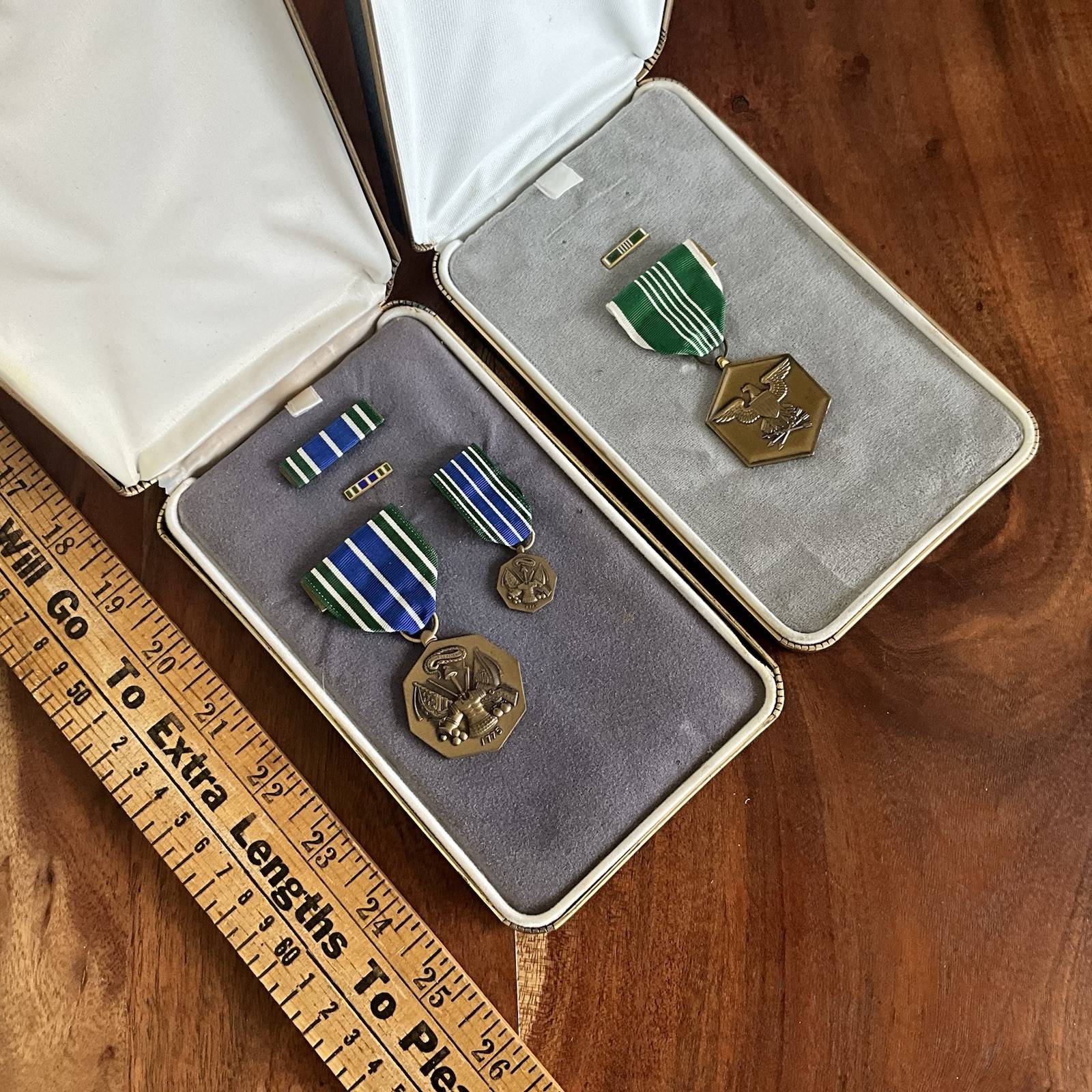 U.S. Army For Military Achievement Medals, Ribbon & Pin in Original Display Box