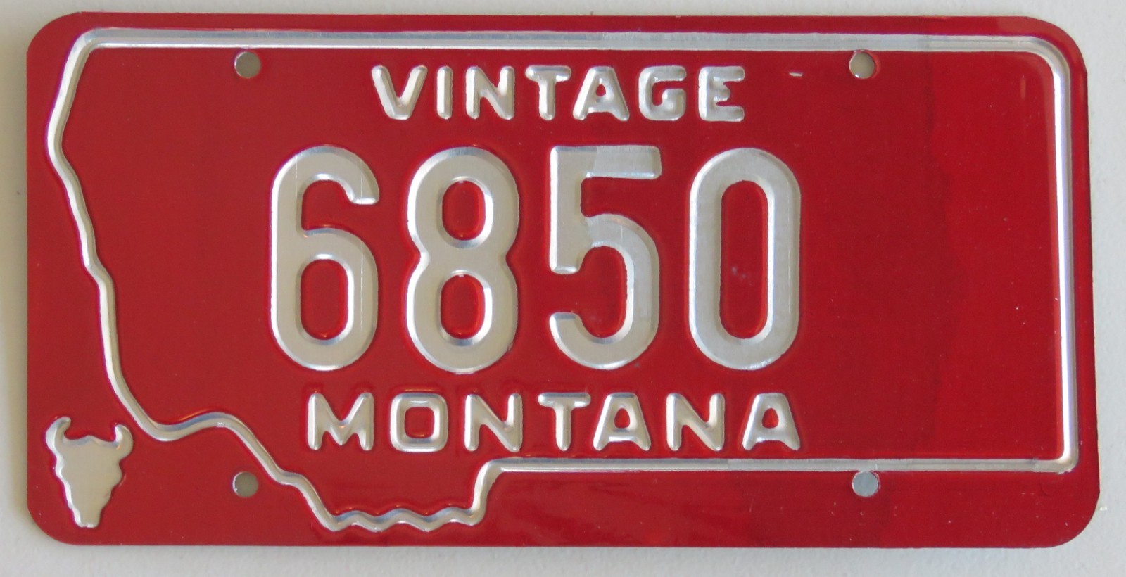 MONTANA VINTAGE / HISTORIC VEHICLE license plate  # 6850