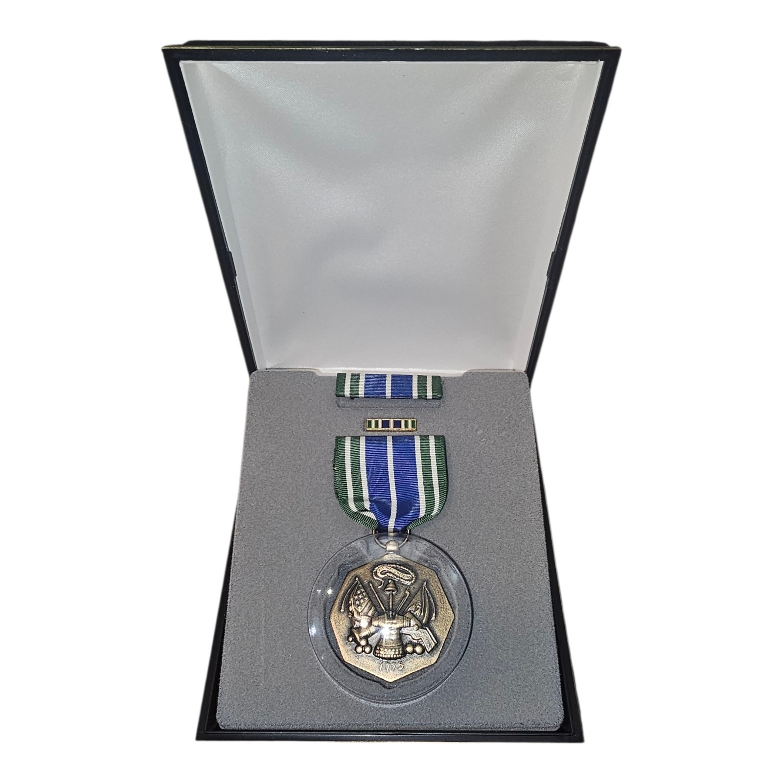 Original US Army ACHIEVEMENT Medal AAM 3 Pc Cased Set In Box 01-164-6632 Original US Army ACHIEVEMENT Medal AAM 3 Pc Cased Set In Box 01-164-6632