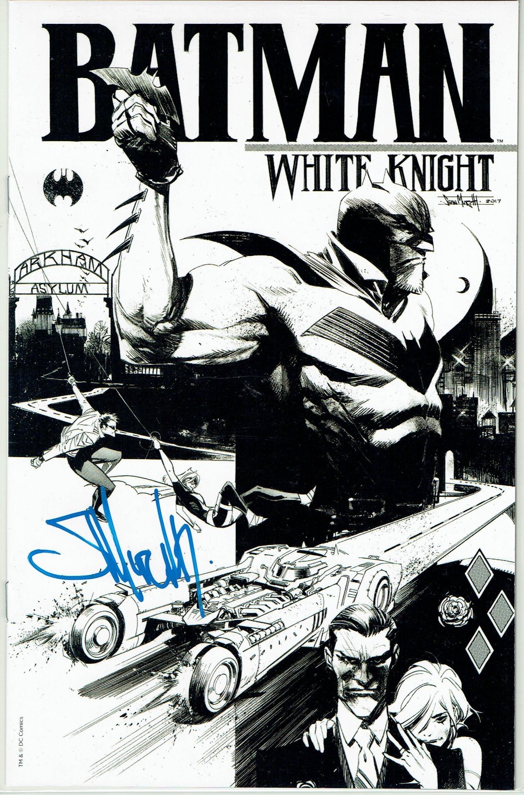Batman: White Night #1 B&W Variant Sean Murphy Signed Batman: White Night #1 B&W Variant Sean Murphy Signed