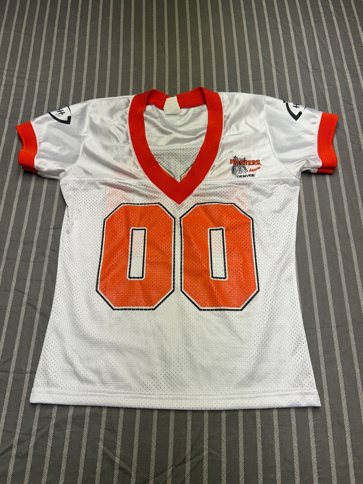 Genuine Hooter Girl Jersey Denver Uniform Shirt Size Large Waitress Football 