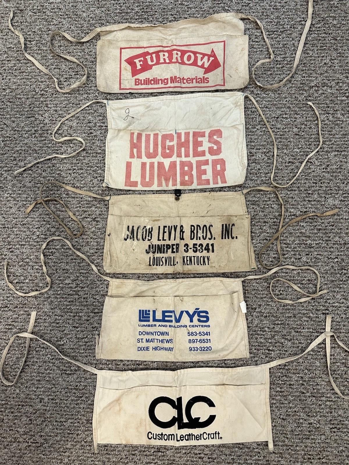Vintage Cloth Nail Apron Collection (5)