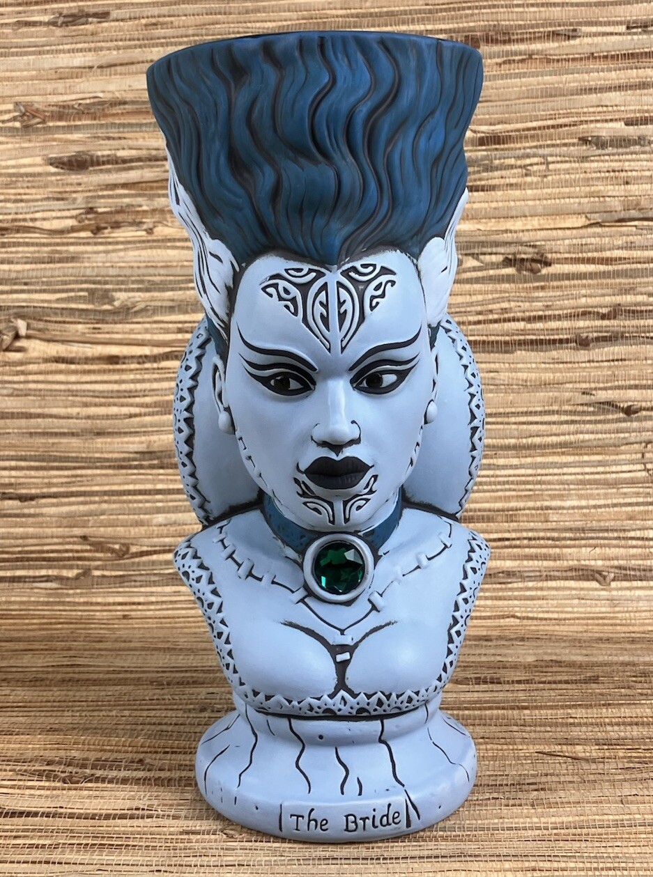 Tropical Bride of Frankenstein Tiki Mug Tiki Farm Big Toe 10.75\
