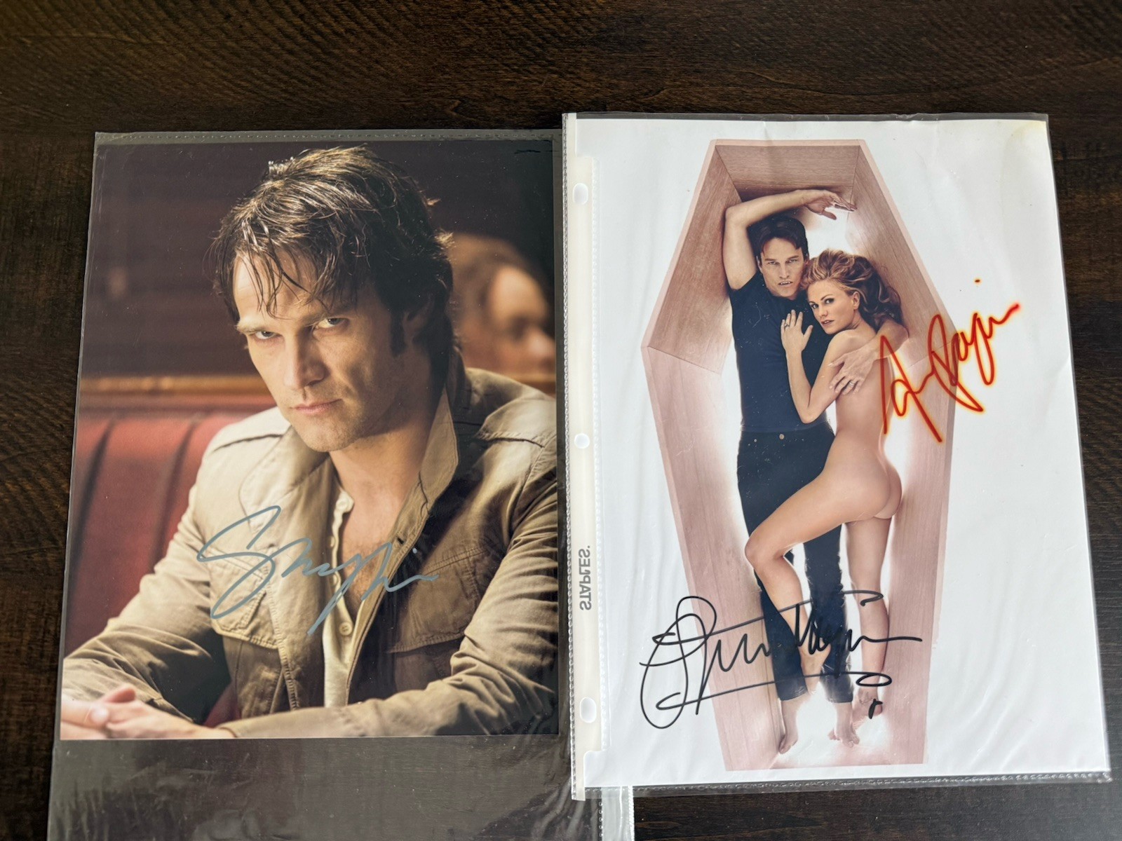 2- Autographed True Blood Photos- Anna Paquin & Stephen Moyer - COD Iconic Image 2- Autographed True Blood Photos- Anna Paquin & Stephen Moyer - COD Iconic Image
