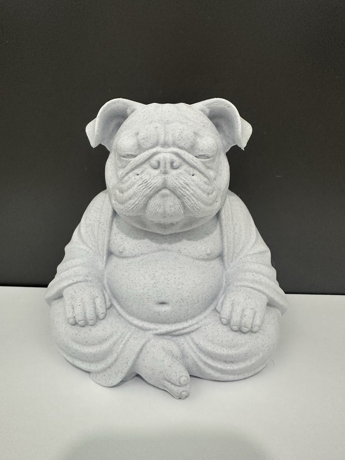 English Bulldog Buddha 6” Statue Funny Meditation Dog Zen Bulldog Decor Figurine English Bulldog Buddha 6” Statue Funny Meditation Dog Zen Bulldog Decor Figurine