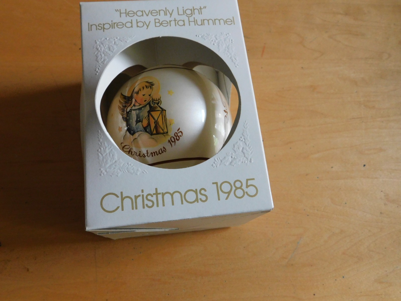 Schmid Angel Christmas Ball Ornament Limited Edition 1985 MPN 177-712 NOS Schmid Angel Christmas Ball Ornament Limited Edition 1985 MPN 177-712 NOS