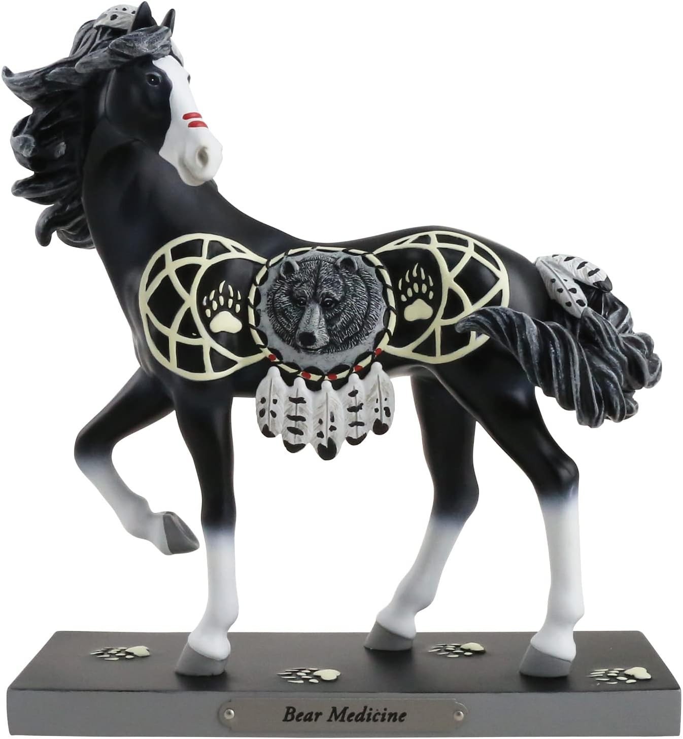 Enesco Trail of Painted Ponies Bear Medicine Horse Figurine 6012580 NEW T Enesco Trail of Painted Ponies Bear Medicine Horse Figurine 6012580 NEW T