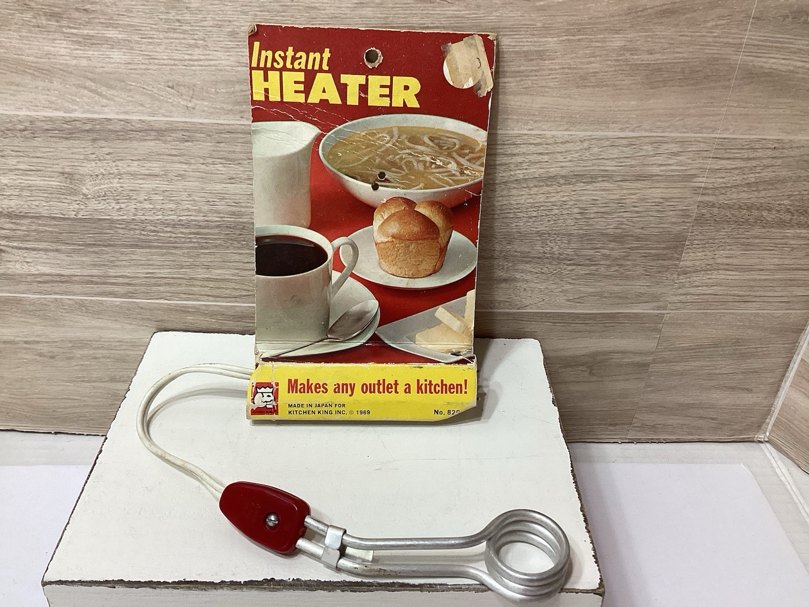 Vintage 1978 Kitchen King Instant Immersion Heater~Coffee Tea Cup Appliance NOS Vintage 1978 Kitchen King Instant Immersion Heater~Coffee Tea Cup Appliance NOS