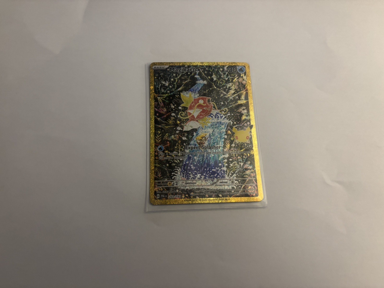 Magikarp 203/193 Illustration Rare 30th Celebrations Pokemon Tcg Mint Condition Magikarp 203/193 Illustration Rare 30th Celebrations Pokemon Tcg Mint Condition
