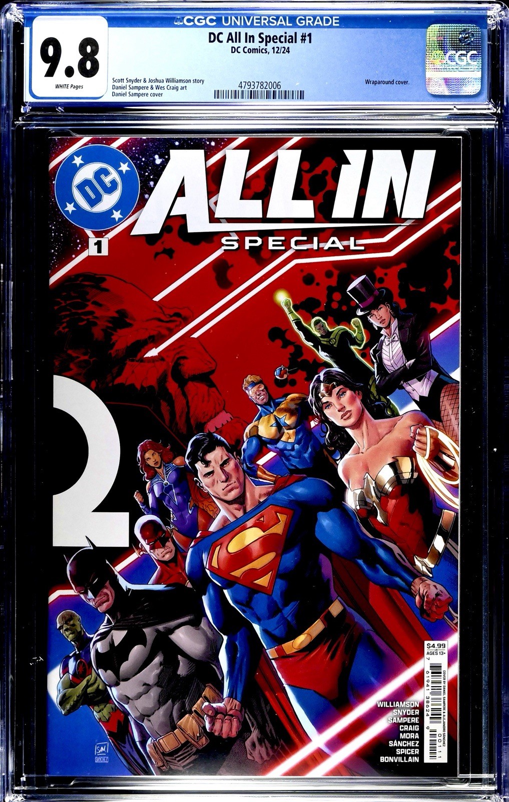 2024 DC ALL IN SPECIAL #1 * Cover A * 1st Print * Absolute Batman * CGC 9.8 2024 DC ALL IN SPECIAL #1 * Cover A * 1st Print * Absolute Batman * CGC 9.8