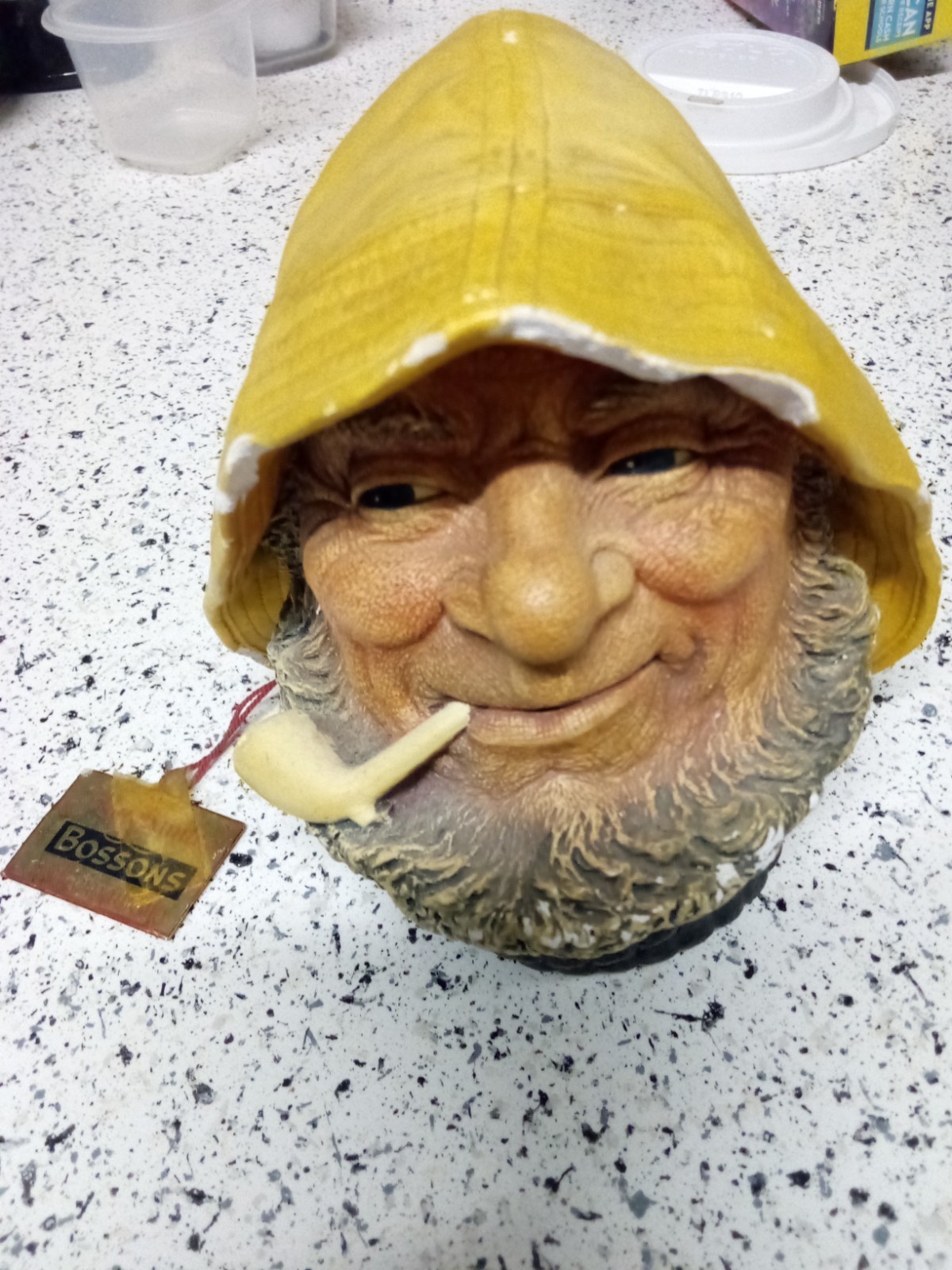 Vintage Bossons Congleton England Chalkware Old Salt Head England 