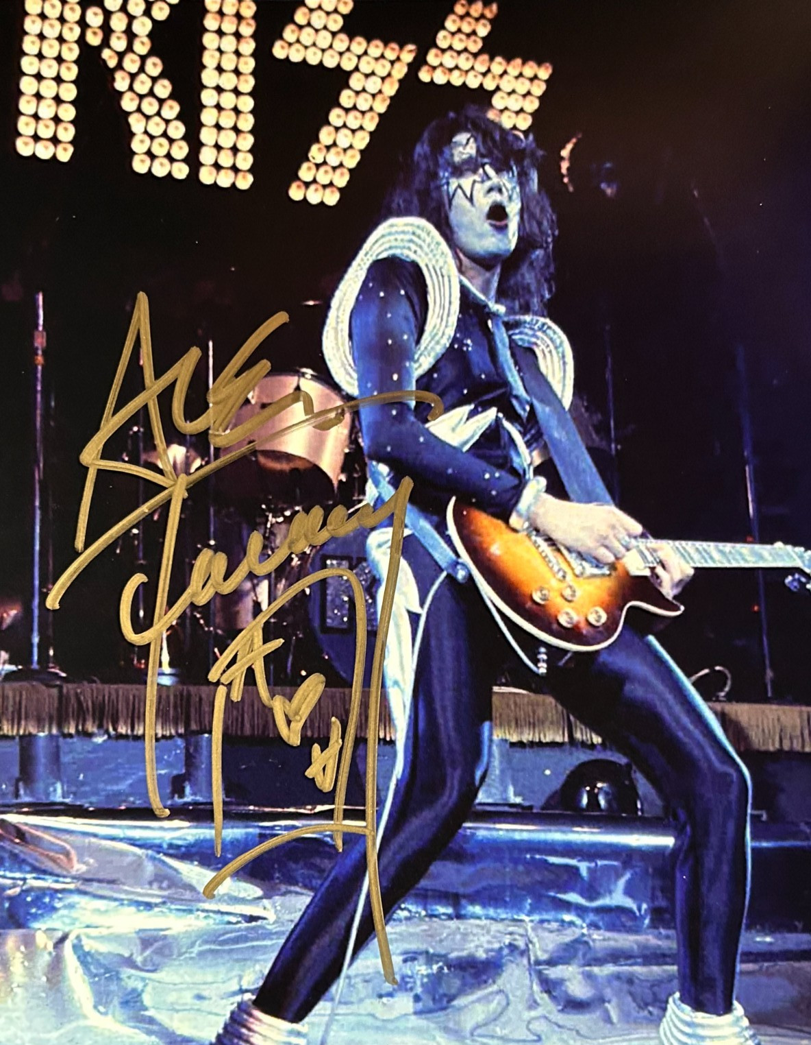 ACE FREHLEY (KISS)  Signed 8x10