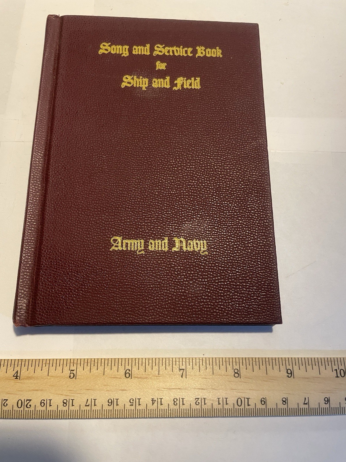 VTG US Song and Service Book for Ship and Field Army Navy 1942 Hymn Prayer WW2