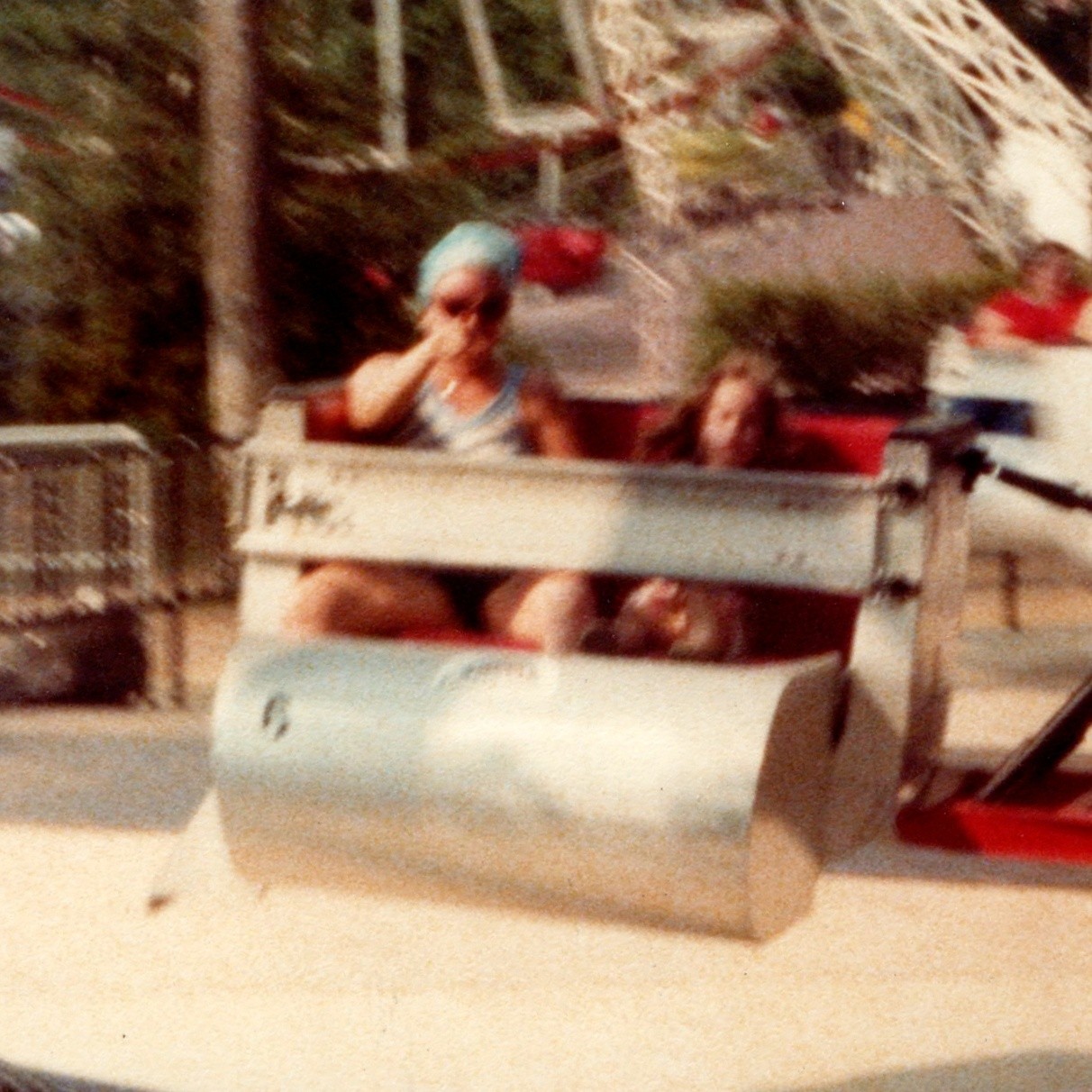 c1970s Amusement Park Carnival Ride Ferris Wheel Snapshot Photo Fair Fairground c1970s Amusement Park Carnival Ride Ferris Wheel Snapshot Photo Fair Fairground