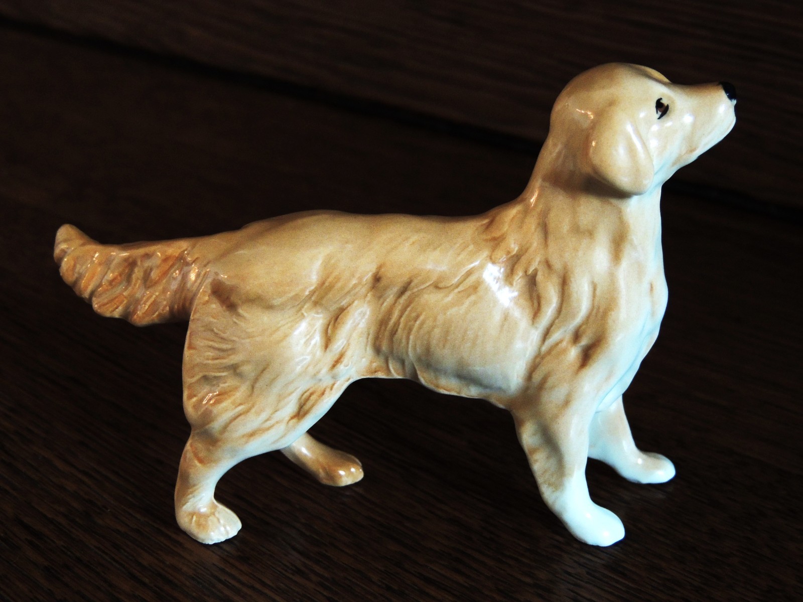 VTG BESWICK ENGLAND GOLDEN RETRIEVER PORCELAIN DOG ~ MINT