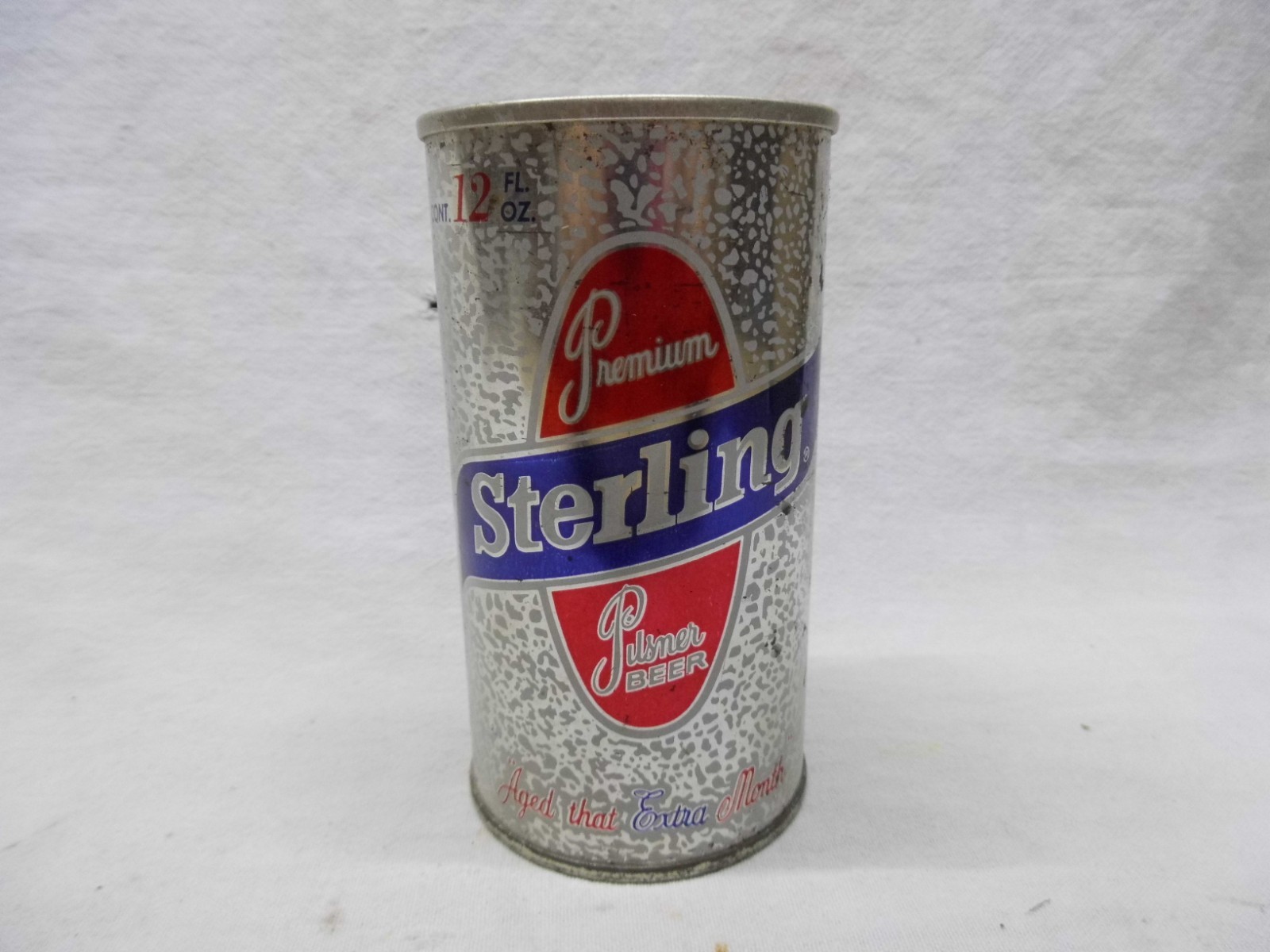 STERLING PREMIUM PILSNER OLDER P/T BEER CAN~STERLING BRG, EVANSVILLE, IND. #1