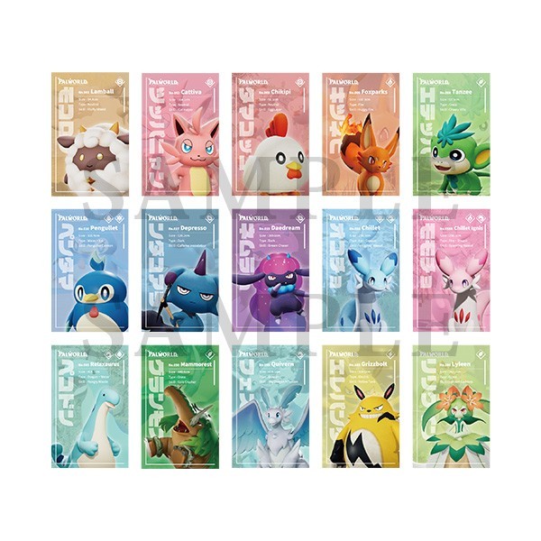 Palworld Character Random Cards Complete Set of 30 Holo & Non Holo Japanese