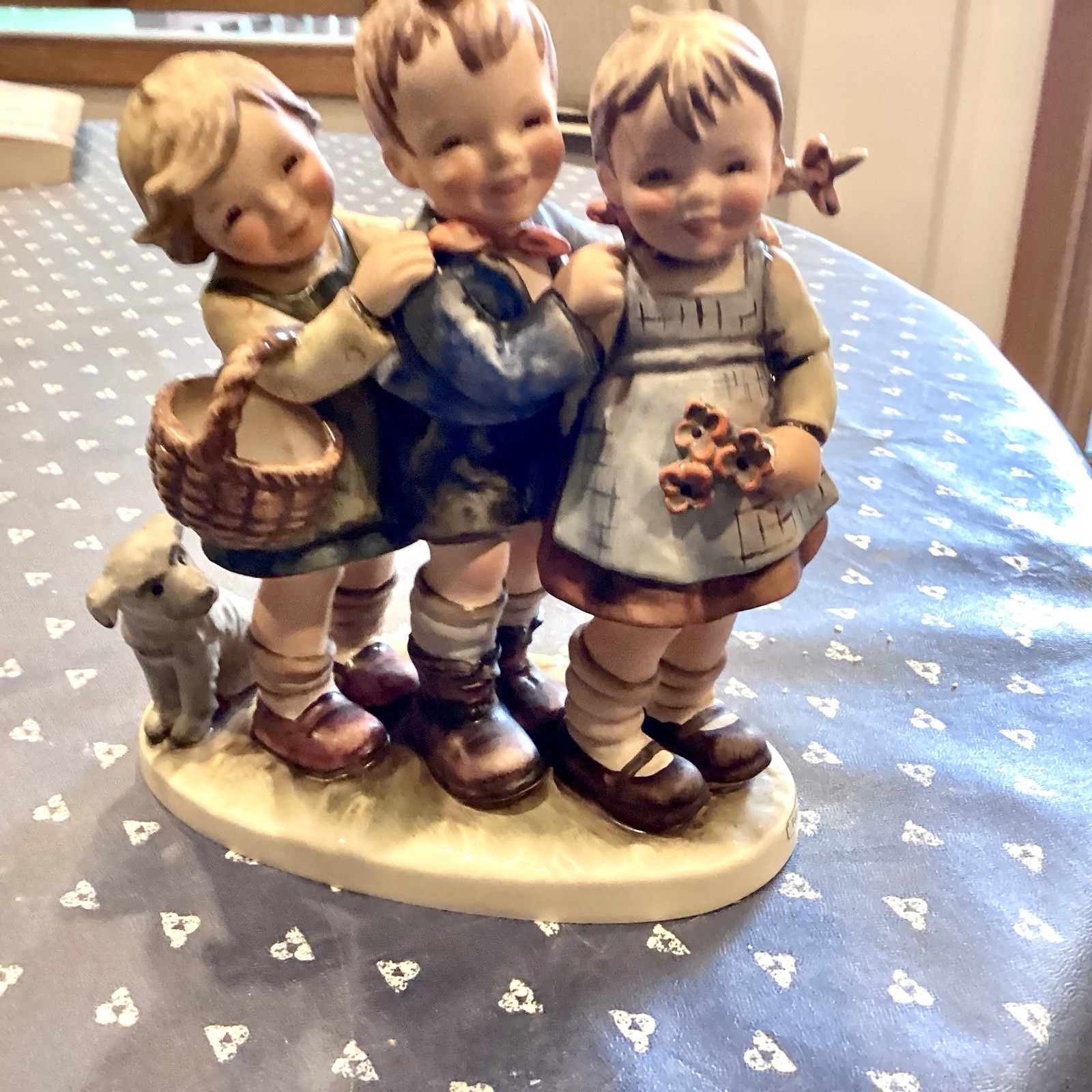 Hummel Figurine #369 'Follow the Leader' TMK-6, 7-inch Tall Hummel Figurine #369 'Follow the Leader' TMK-6, 7-inch Tall