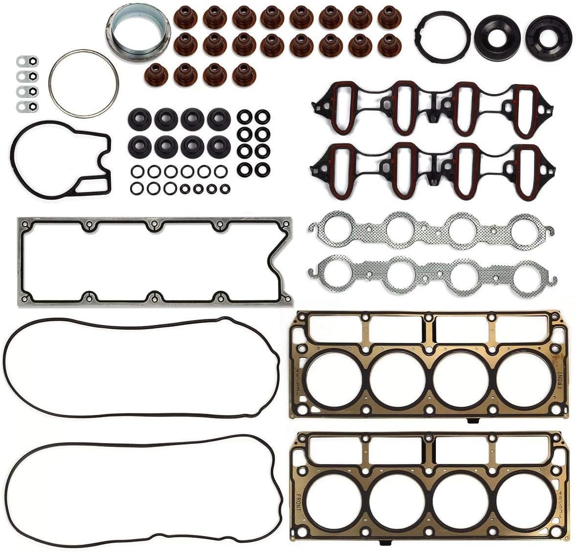 MLS Cylinder Head Gasket Set Compatible with Silverado Tahoe Express Suburban... MLS Cylinder Head Gasket Set Compatible with Silverado Tahoe Express Suburban...