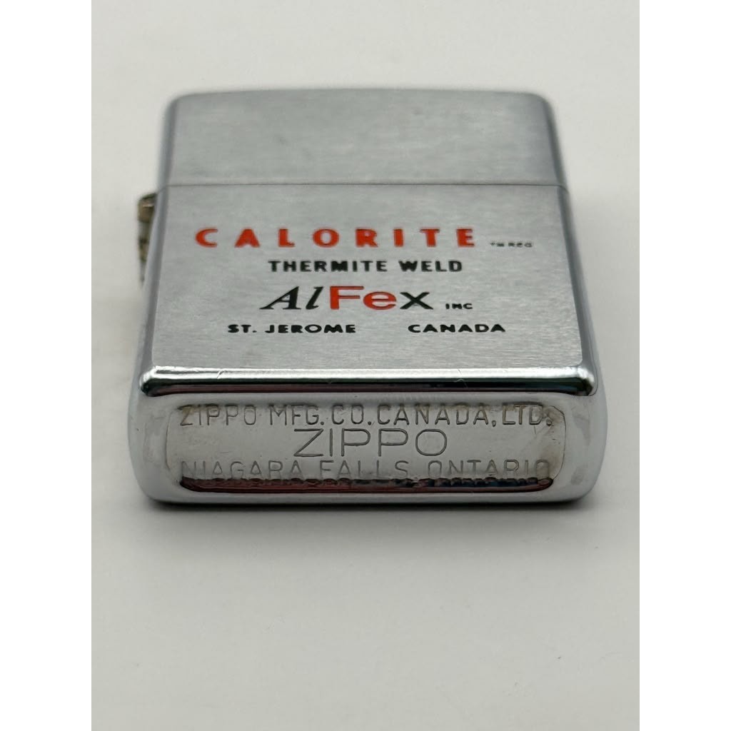 1967-1986 Zippo Calorite Thermite Weld Windproof Lighter Canada Vintage Pocket