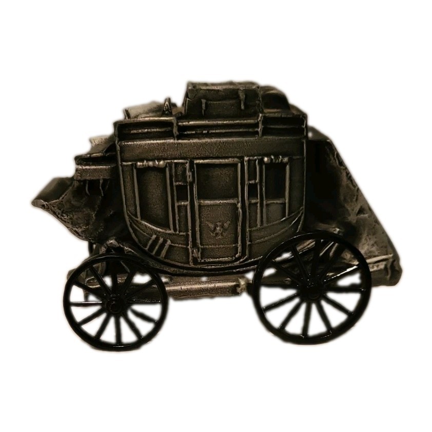 Vintage Metal Silver Stage Coach Coin Bank State Bank Of Southern Utah Halloween Vintage Metal Silver Stage Coach Coin Bank State Bank Of Southern Utah Halloween