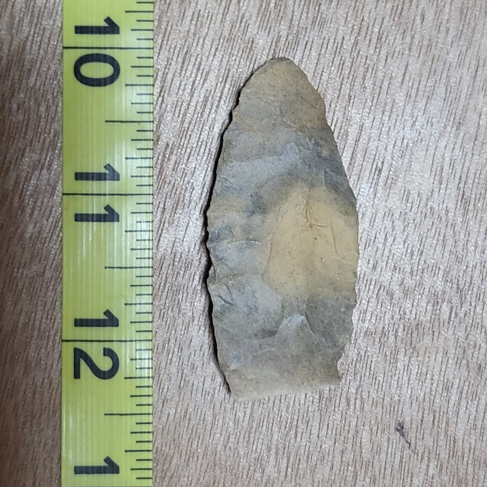 WELL USED AUTHENTIC ALABAMA NICE ARTIFACT SPEAR STONE ARROWHEAD KNIFE