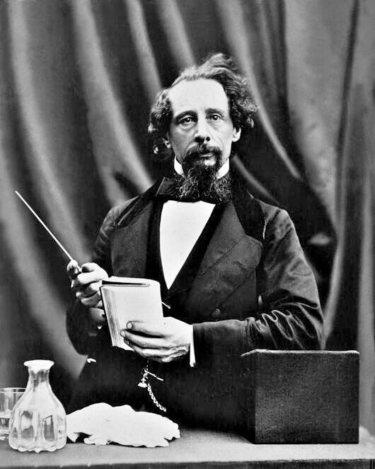 Famous Writer CHARLES DICKENS Glossy 8x10 Photo Author Portrait Print