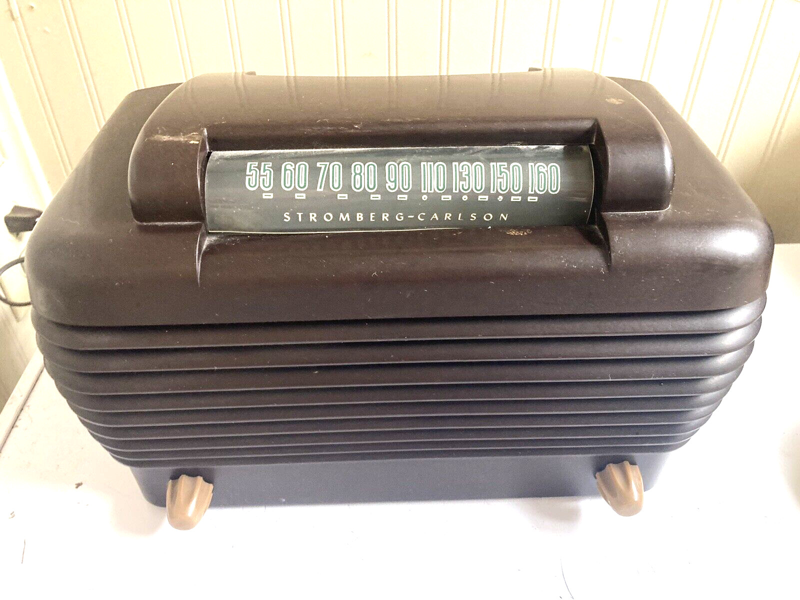 Vintage 1946 Stromberg-Carlson Tube Radio 1101-H * ART DECO FOR REPAIR - PROP